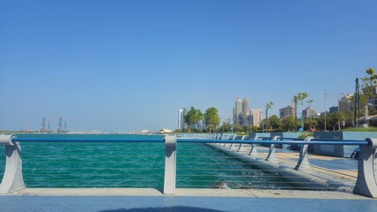 Abu dhabi corniche uae
