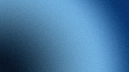 Abstract blue gradient background with grainy texture