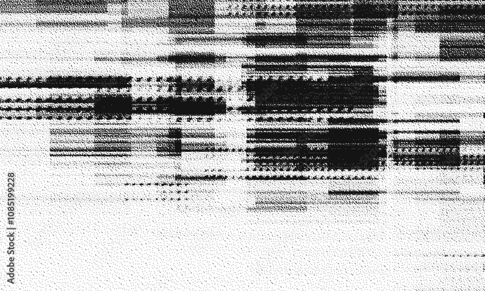 Fototapete glitch background. vhs grunge texture with noise effect and pixelation. analog video digital errors.