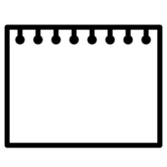 학교 생활 아이콘 스케치북