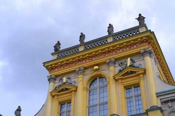Old historical building facade