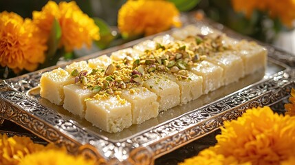 traditional indian kalakand sweets