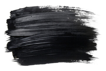 Black brush Stock on isolated background