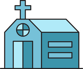 Church Building Icon
