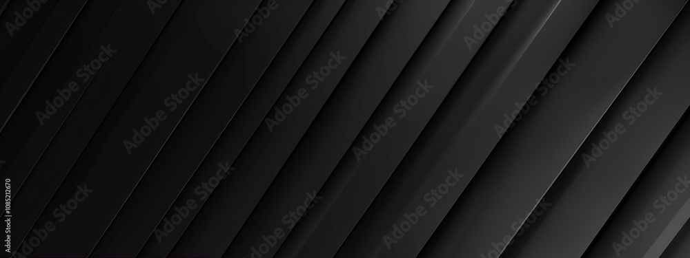 Poster minimalist dark diagonal striped wallpaper with copy space. design template with white center text a
