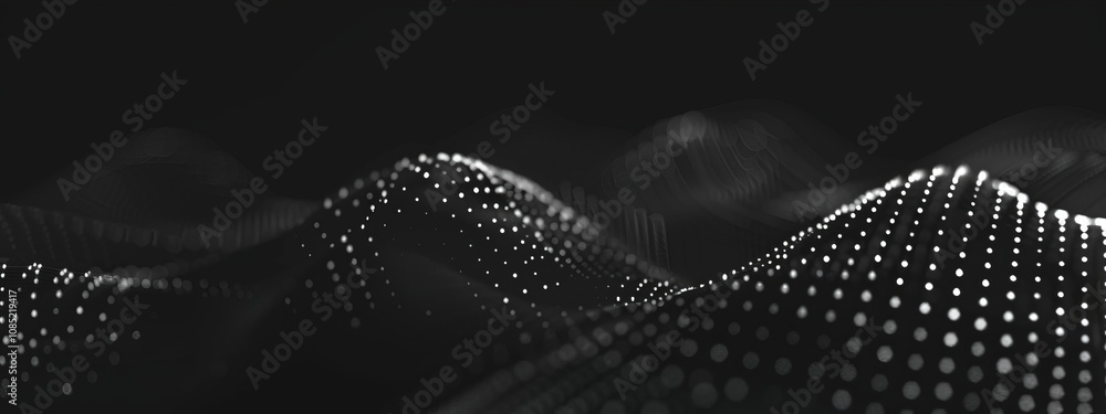 Aufkleber abstract minimalist wallpaper with grid lines and diamonds on black background. featuring white spac