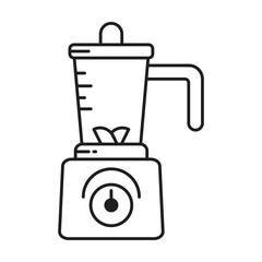 Fruit blender icon vector on white background
