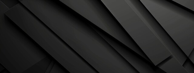 Obraz premium Black background with intersecting lines for design, banner template. White space in the center of the page for text. Modern minimalist wallpaper.