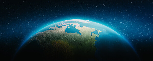 Planet Earth - Canada map
