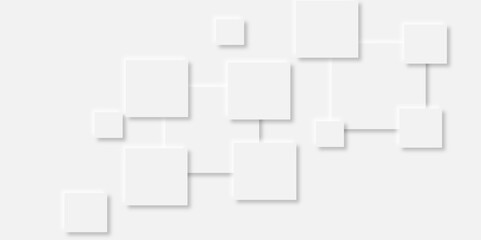 Abstract white rectangle shape geometric line background. abstract seamless modern white and gray color technology concept geometric rectangle vector background neomorphism style poster, banner design