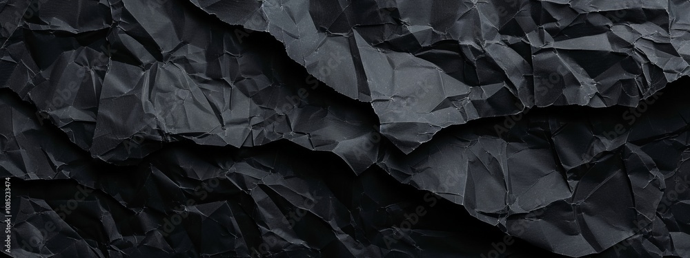 Poster black background with irregular shapes for design banner template, featuring abstract minimalist wal