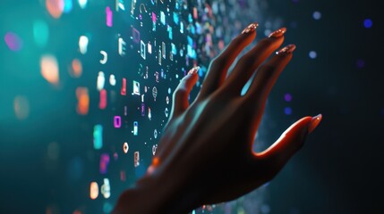 The Hand Reaching for Technology