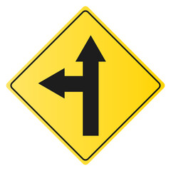 Traffic Sign and Symbol. Vector Illustration with Colorful Design