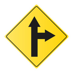 Traffic Sign and Symbol. Vector Illustration with Colorful Design