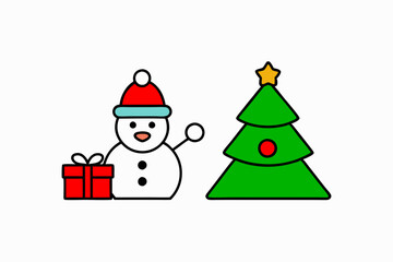 Icons in two colors about Christmas. Holidays events. Contains such icons as Santa, snowman, Christmas tree, wish list, decoration, and gifts. This is an Editable stroke icon.