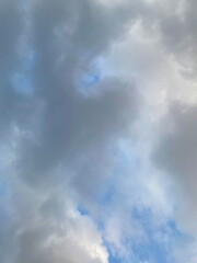 Black clouds background