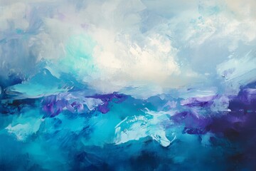 Soothing paint strokes