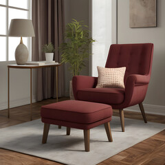 modern living room with sofa