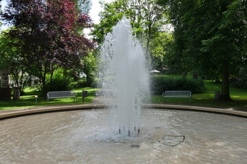Springbrunnen im Kurpark von Bad Camberg
