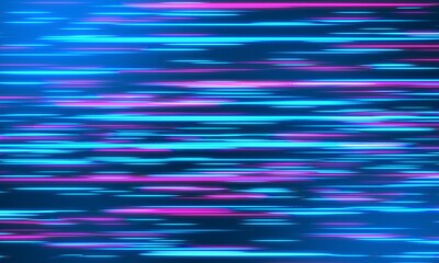 ネオンのスピードラインのエフェクト★サイバーパンクな壁紙背景バナー