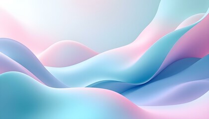 Gradient abstract colorful background. Beautiful purple teal background with space for design. Abstract background in light teal and soft pink, with smooth elements. a futuristic, minimalist design.