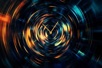 Temporal Whirl: An Abstract Journey Through Time and Light