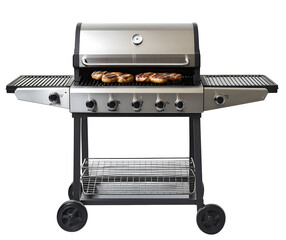 gas barbecue grill isolate on transparent background PNG