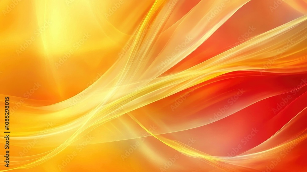 Poster bright modern gradient background with flowing wave patterns