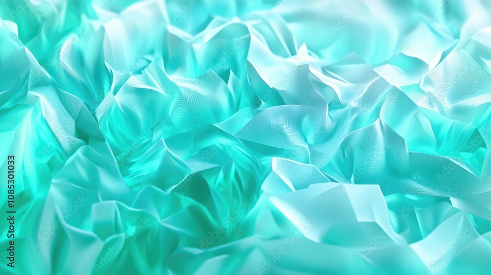 Poster dynamic gradient background with overlapping polygons