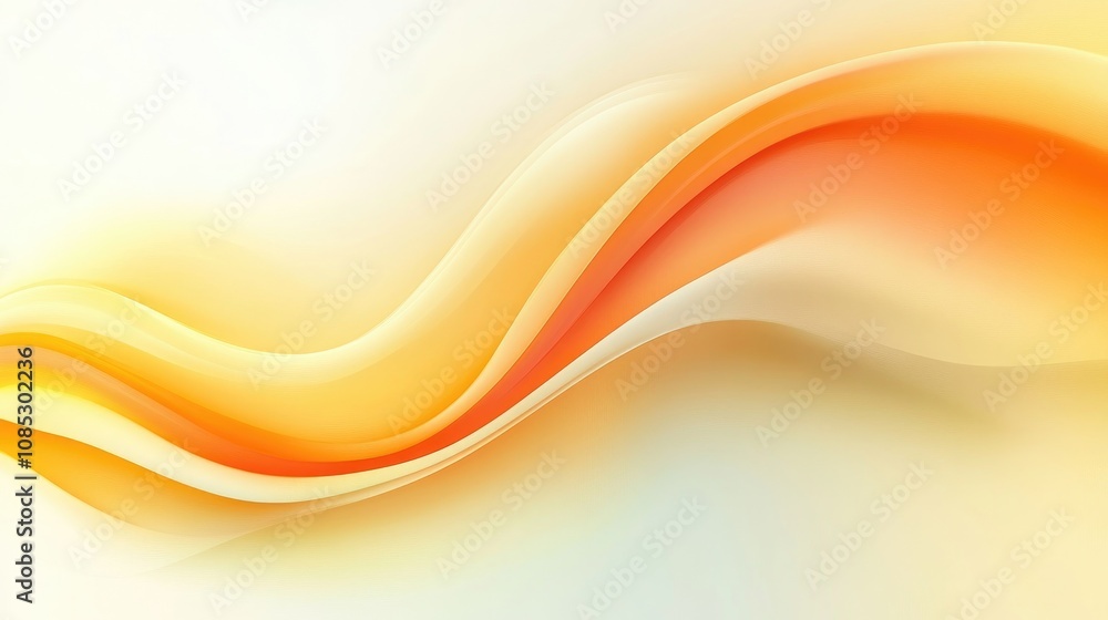 Poster smooth gradient background with warm transitions