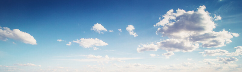 Summer colors sky and clouds