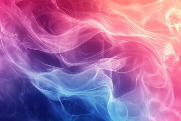 Fototapeta premium Red and blue gradient background, smooth curved lines, minimalist style, colorful curves