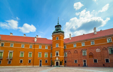 Royal Warsaw Castle courtyard, Poland