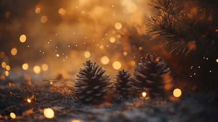 Christmas and New Year background.
