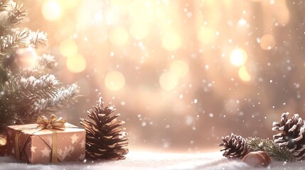 Christmas and New Year background.