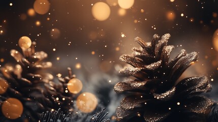Christmas and New Year background.