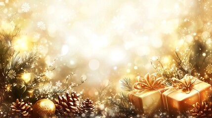 Christmas and New Year background.