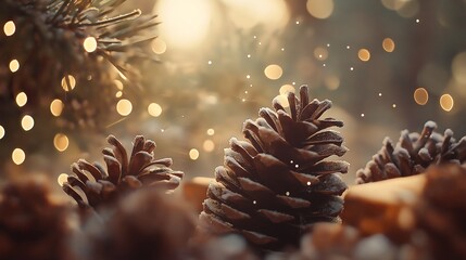 Christmas and New Year background.