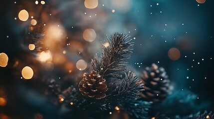 Christmas and New Year background.