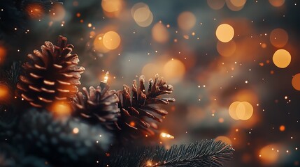 Christmas and New Year background.