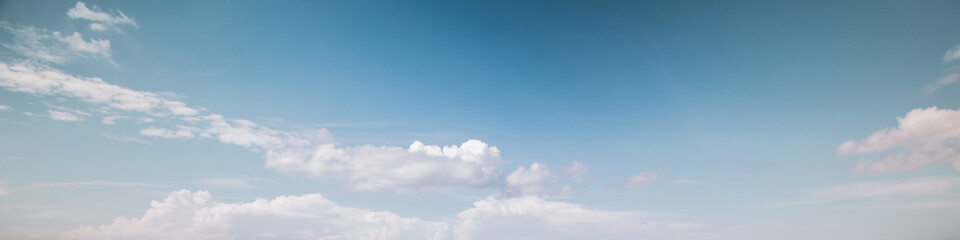 Sky and clouds tropical panorama