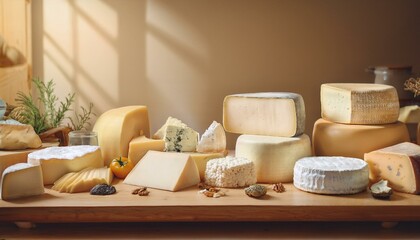 Fototapeta premium Engage with the community to promote local cheese. 