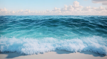 Fototapeta premium Crystal Clear Ocean Waves