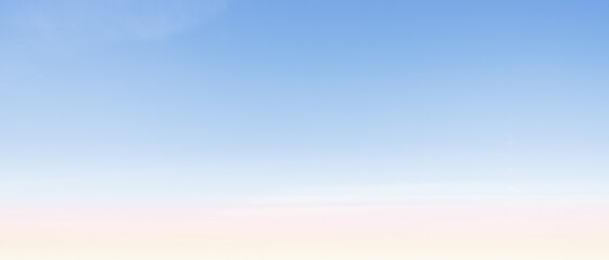 Fototapeta premium Sky bright pastel colors