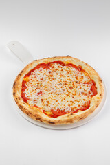 Fresh and juicy pizza with filling