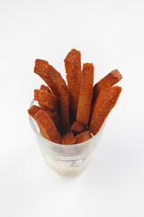 Fresh and tasty variety of snacks