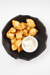 Fresh and juicy dumplings with filling