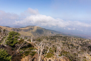 view of the mountains