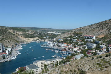 Obraz premium View of Balaklava Bay. Sevastopol, Crimea
