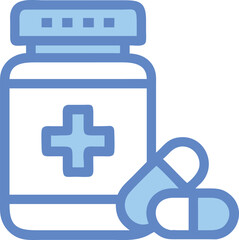 Obraz premium Medicine icon vector illustration